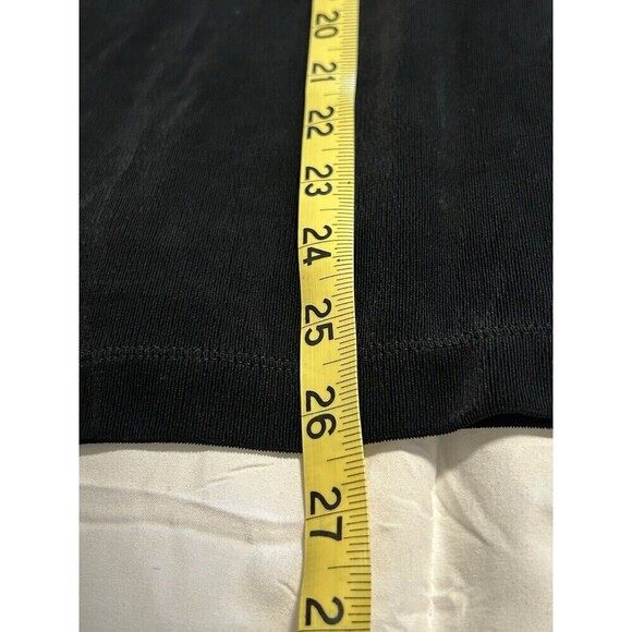 CHICO'S TRAVELERS Black Scoop Neck Top 3/4 Sleeves Metal Disc Trim Sz 3 (XL) - Picture 6 of 6